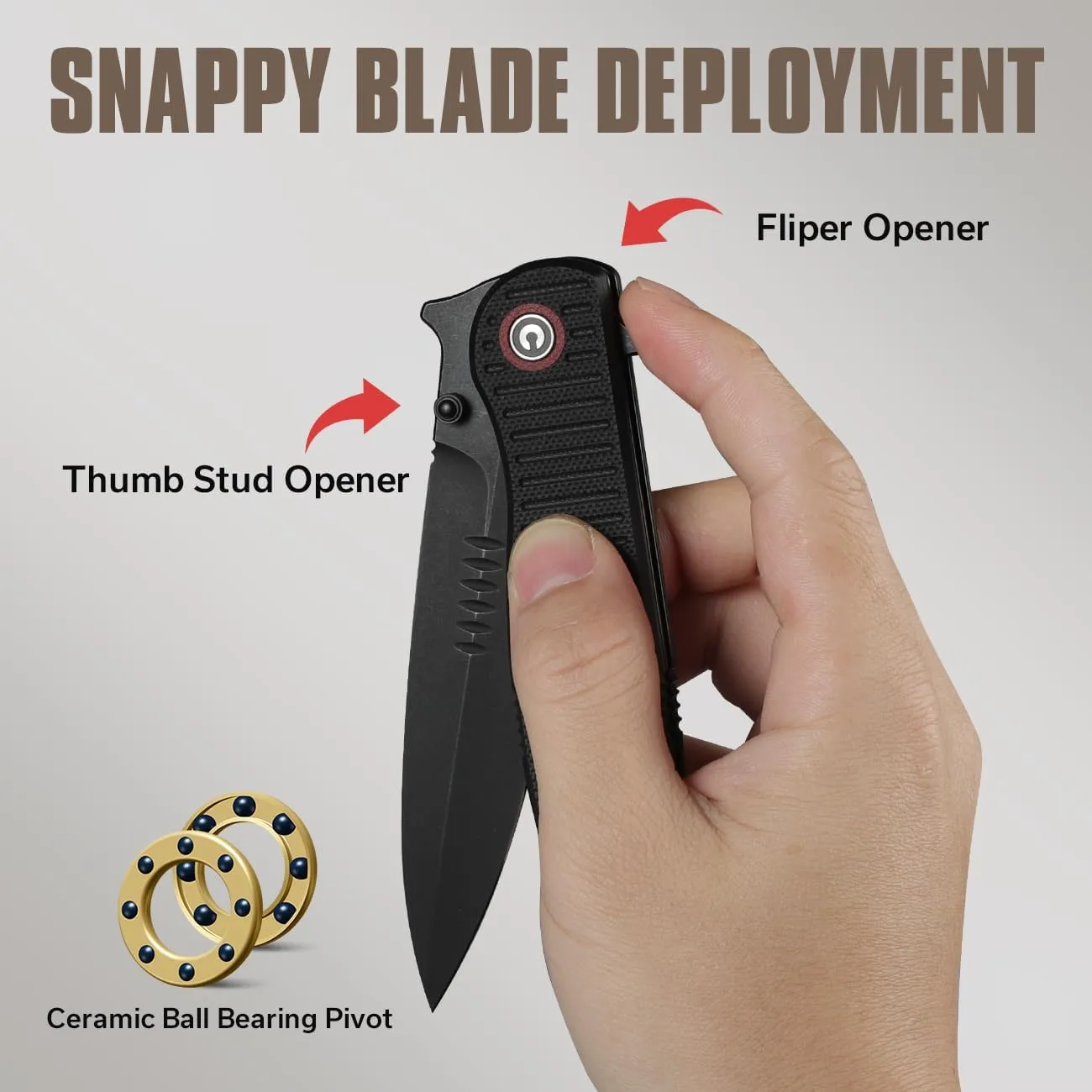 CIVIVI RS71 Folding Pocket Knife with 4" Nitro-V Blade