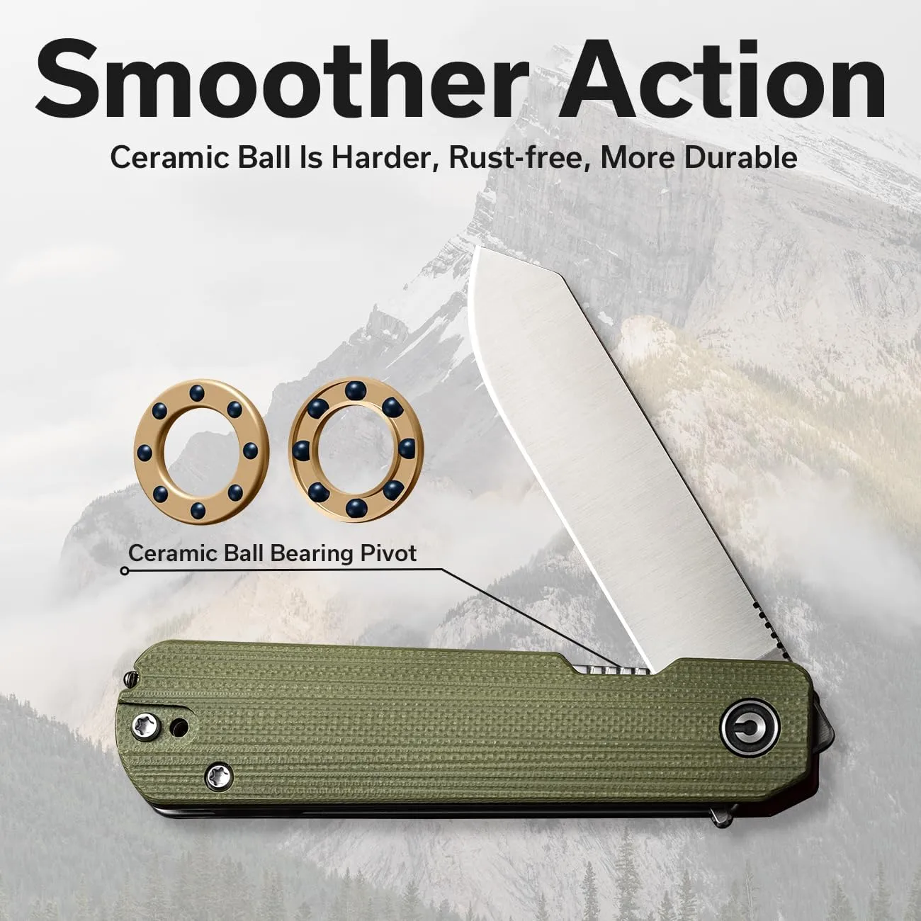 CIVIVI Sendy 3-in-1 Multitool Pocket Knife, Ben Petersen Designed