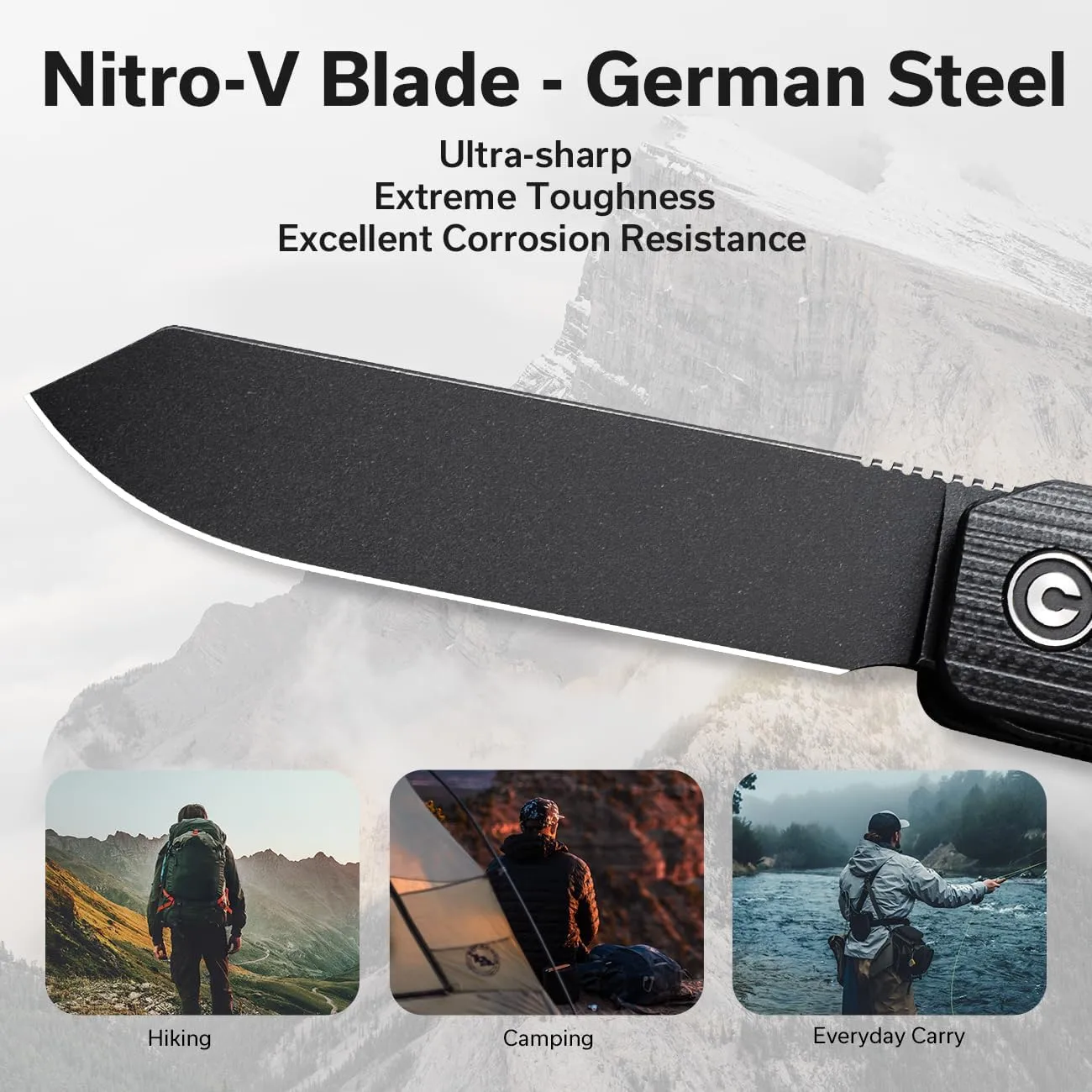 CIVIVI Sendy 3-in-1 Multitool Pocket Knife, Ben Petersen Designed