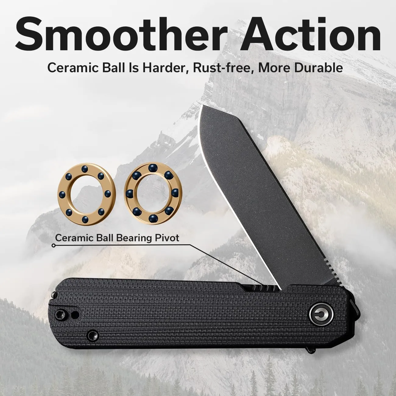 CIVIVI Sendy 3-in-1 Multitool Pocket Knife, Ben Petersen Designed