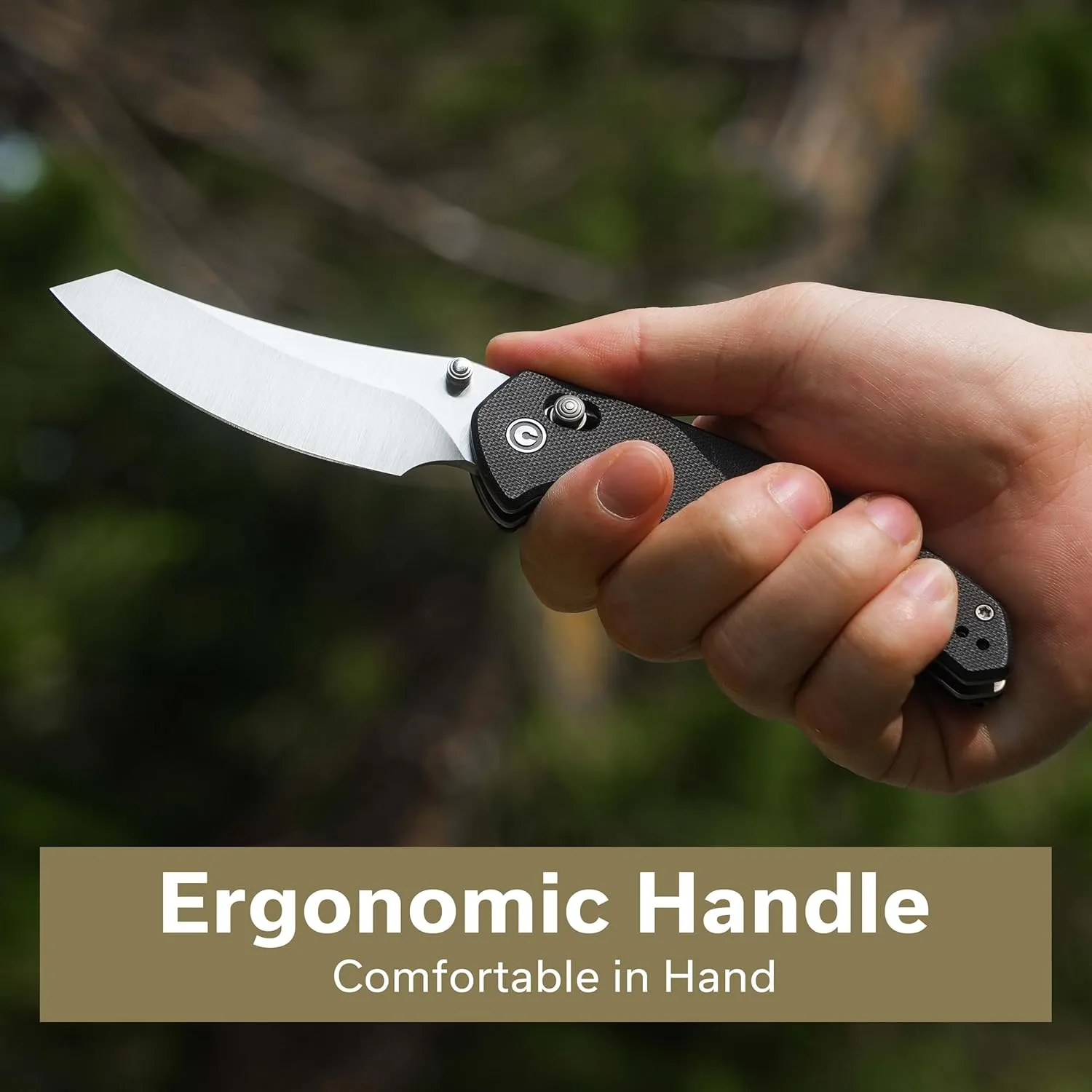 CIVIVI Sixgill Folding Pocket Knife for EDC, 3.41'' Blade