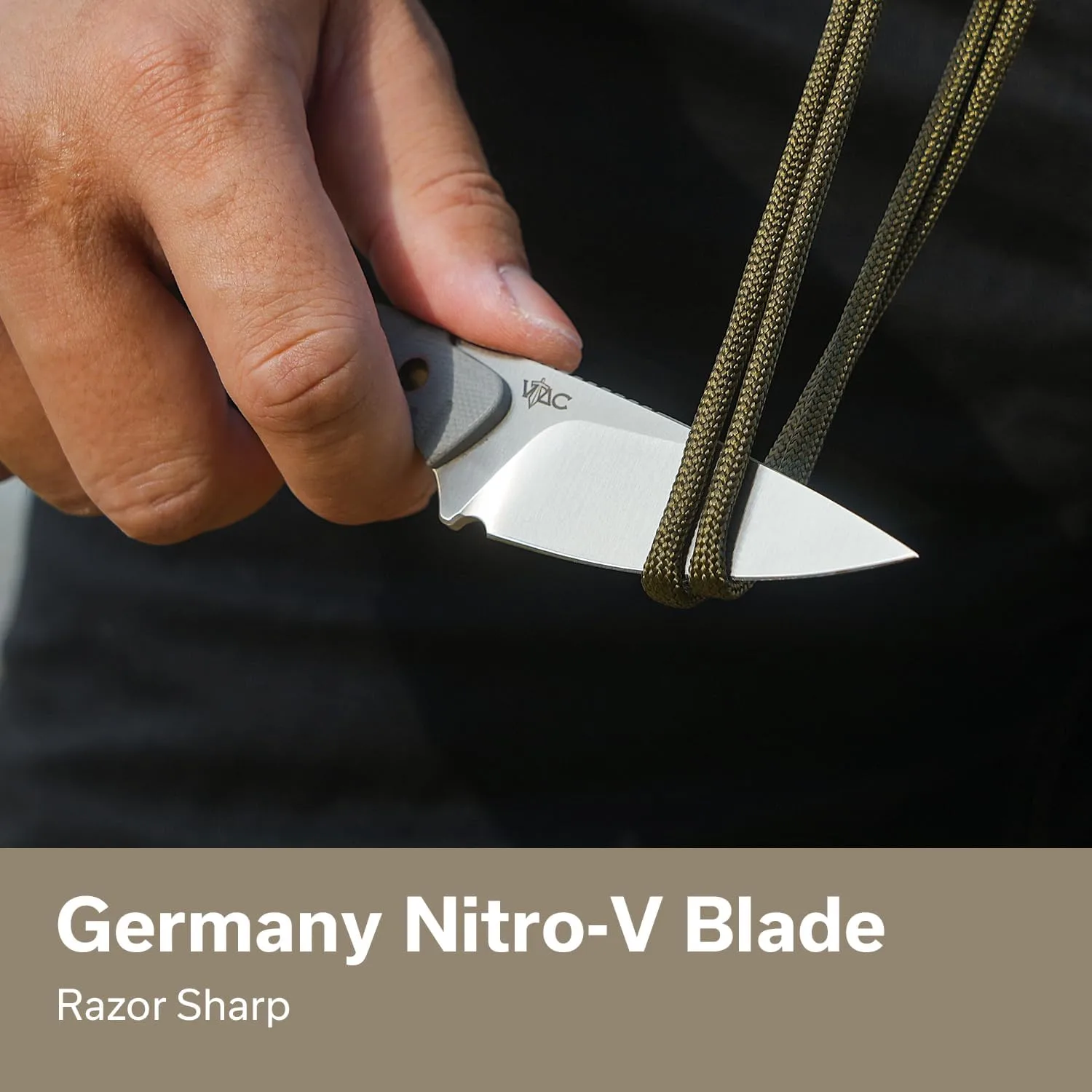 CIVIVI SOKN EDC Fixed Blade Knife with Kydex Sheath
