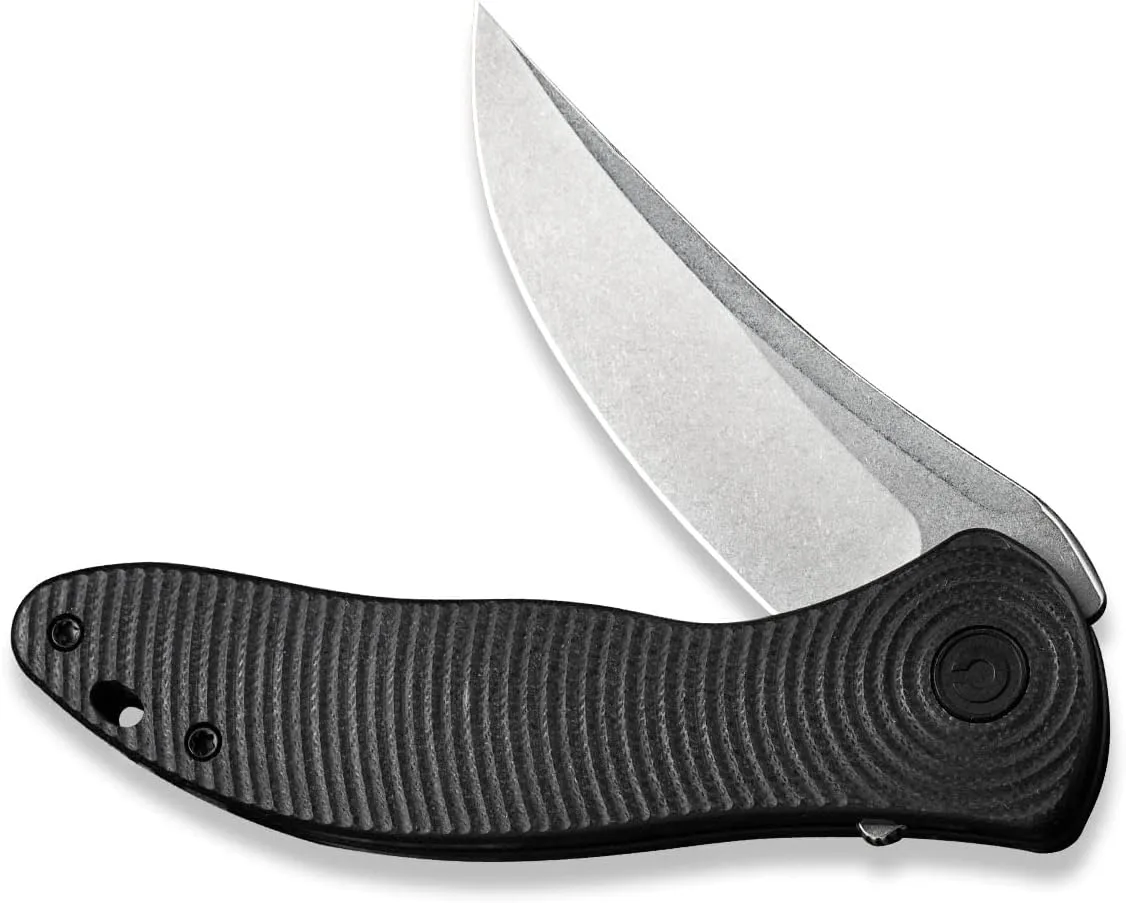 CIVIVI Synergy3 Pocket Knife - 3.24 Nitro-V Stonewashed Black G10