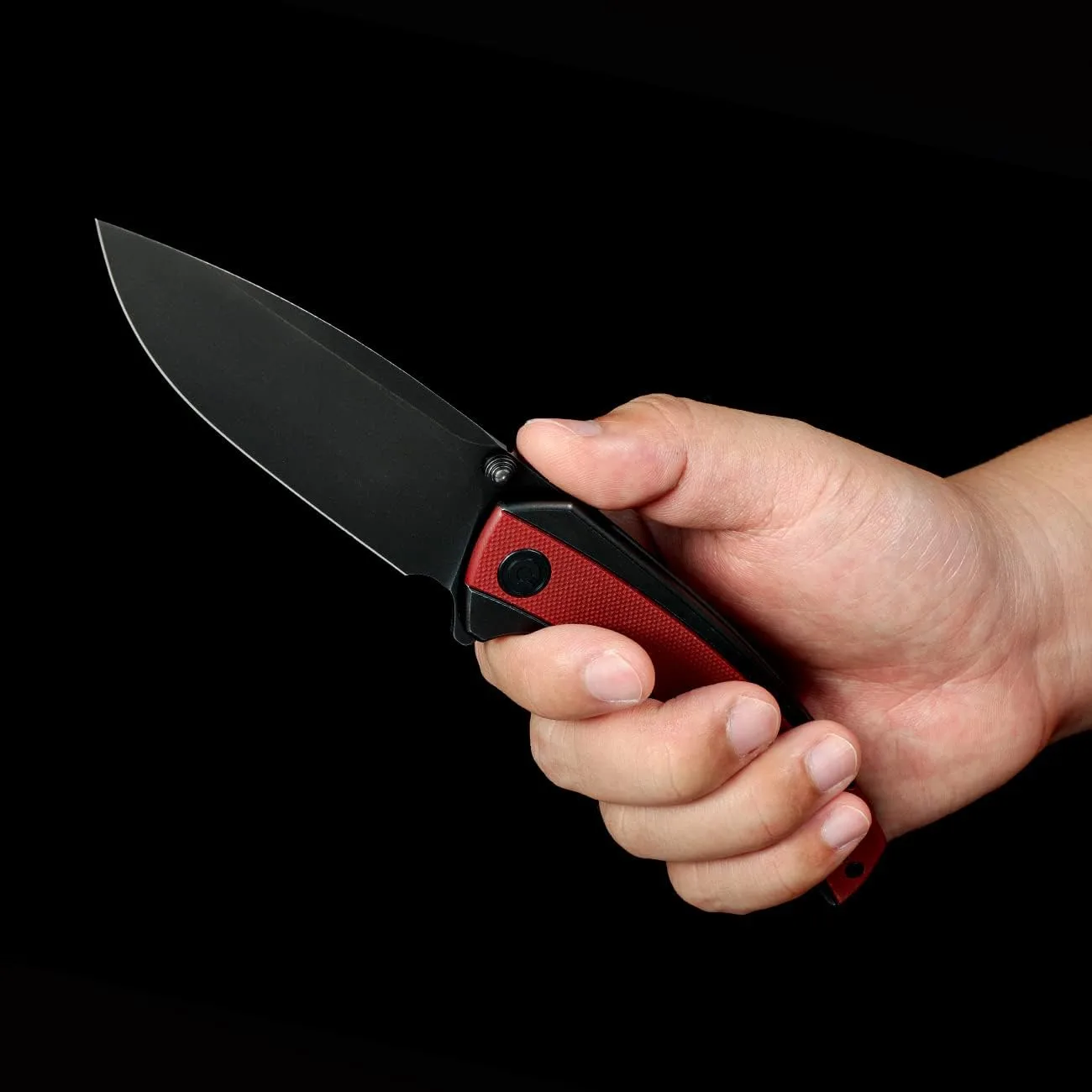 CIVIVI Teraxe Pocket Knife for EDC, 3.48-in Nitro-V Blade One Size Burgundy