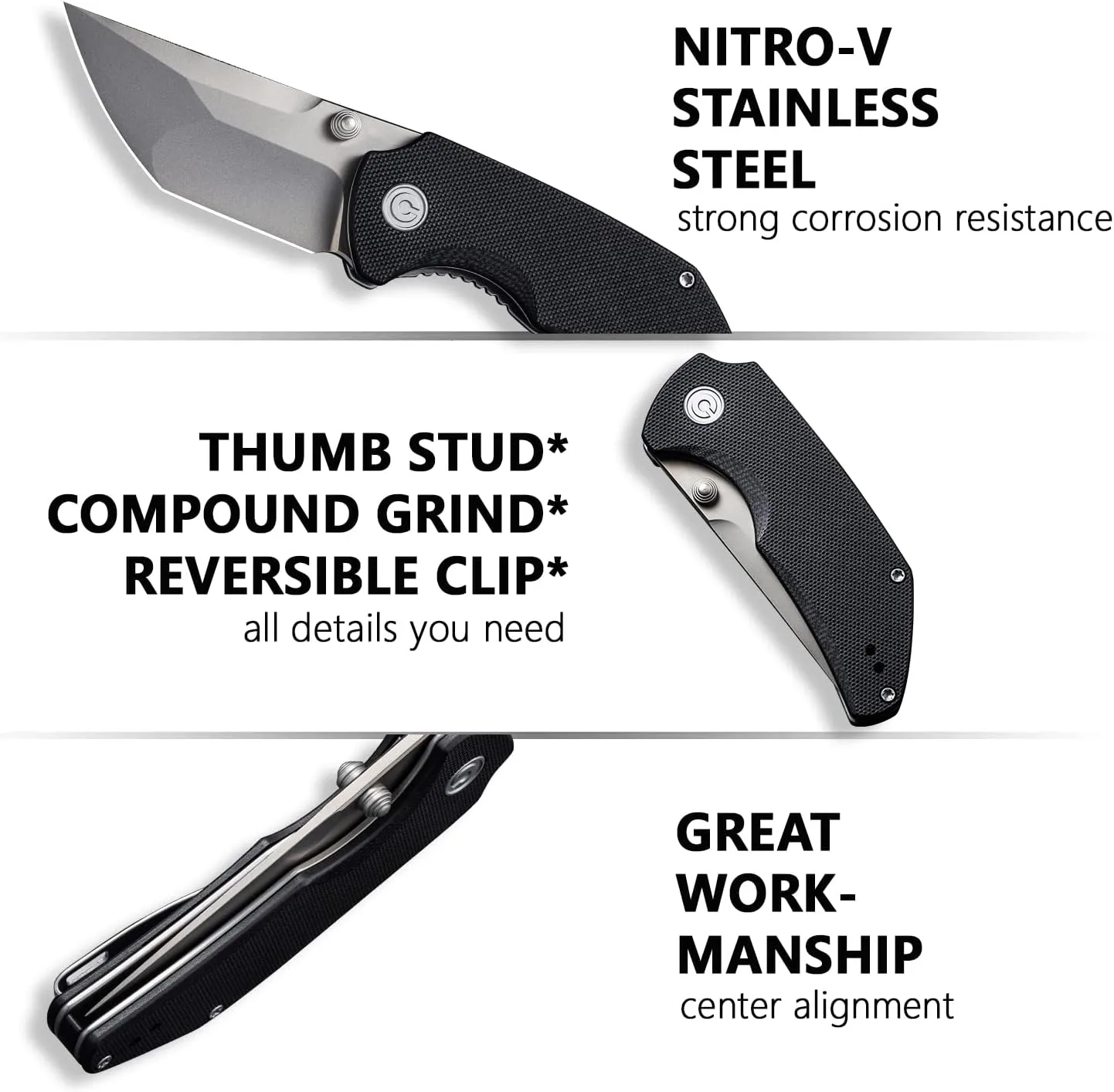 CIVIVI Thug 2 Pocket Knife C20028C