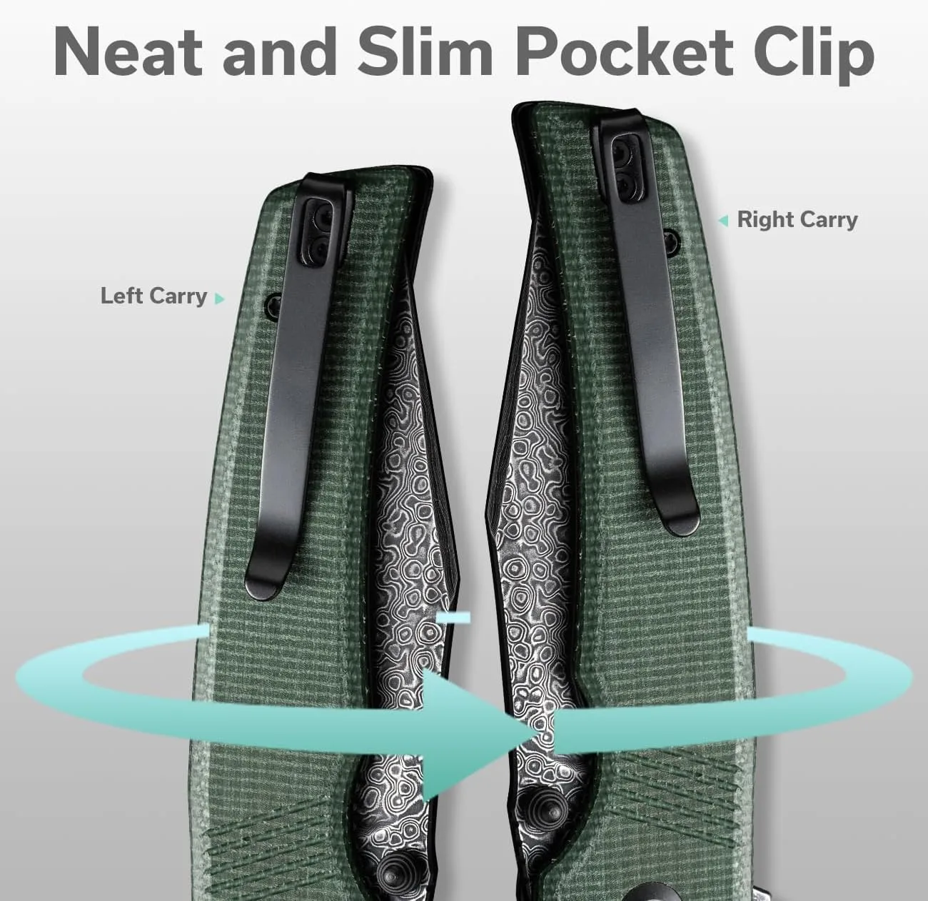CIVIVI Tranquil Folding Pocket Knife for EDC, 3.7'' Blade