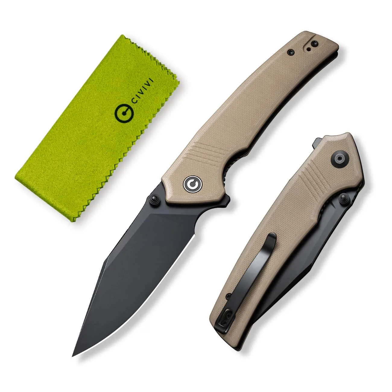 CIVIVI Tranquil Folding Pocket Knife for EDC, 3.7'' Blade
