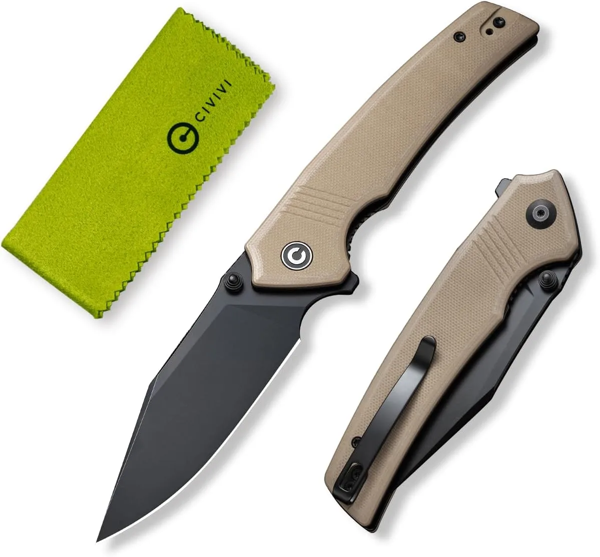 CIVIVI Tranquil Folding Pocket Knife for EDC, 3.7'' Blade