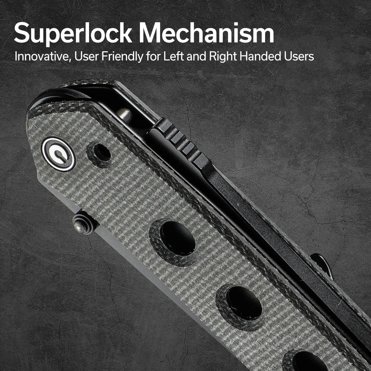 CIVIVI Vision FG Folding Pocket Knife – Superlock EDC 3.54" Reverse Tanto