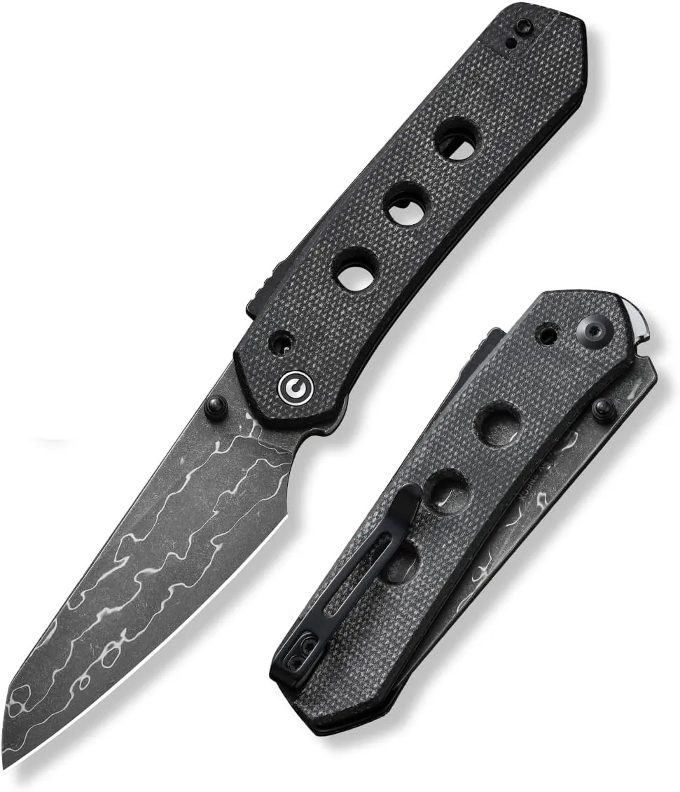 CIVIVI Vision FG Folding Pocket Knife – Superlock EDC 3.54" Reverse Tanto