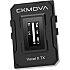 CKMOVA Vocal X TX UltraCompact 3.5mm Output 2.4GHz Dual-Channel Wireless Microphone