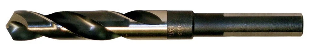CLE-LINE Reduced Shank Drill,25/32",HSS C17048