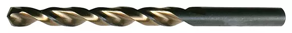 CLE-LINE Jobber Drill Bit, 5/16 in (0.3125) HSS, 135° Split Point, Black/Gold - C18446