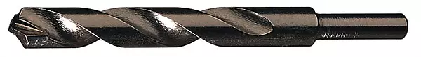 Cle-Line C20934 Carbide-Tipped Masonry Drill, High Speed Steel with Carbide Tip, Steam Oxide Finish, Reduced Shank