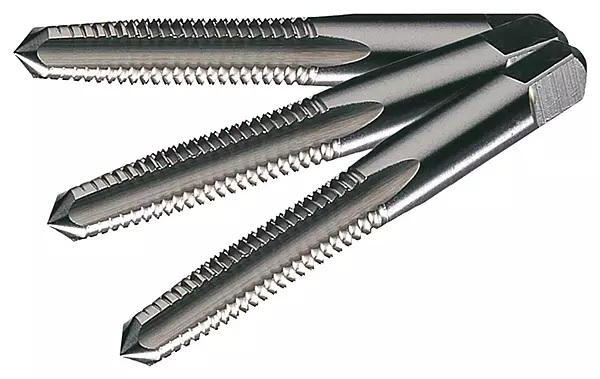 Cle-Line C62076 Taper, Plug and Bottoming Hand Tap Set, 9/16-18 UNF