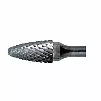 Carbide Bur Double Cut,SF-5,1/2 x 1/4"