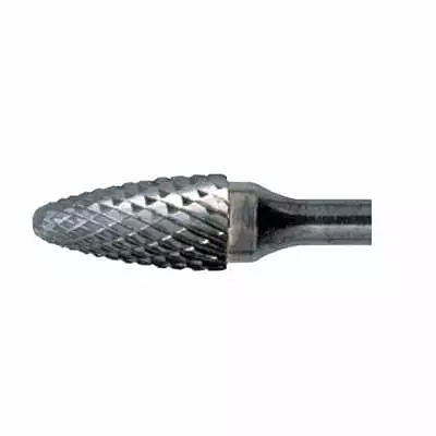 Carbide Bur Double Cut,SF-5,1/2 x 1/4"
