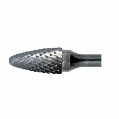Carbide Bur Double Cut,SF-5,1/2 x 1/4"