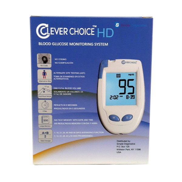 Clever Choice HD Blood Glucose Monitoring System
