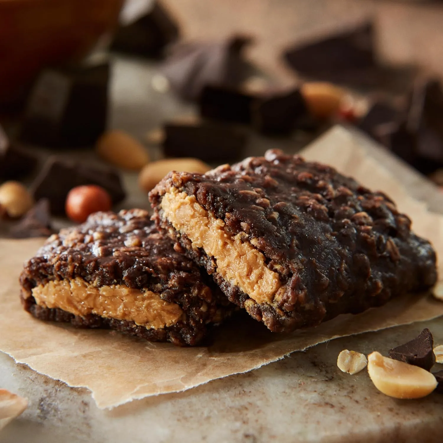 Clif Bar - Nut Butter Bar - Organic Snack Bars - Chocolate Peanut Butter - Organic - Plant Protein