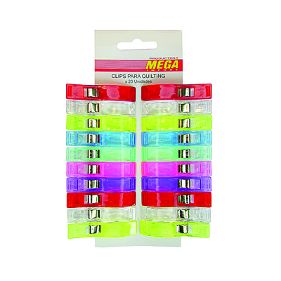 Clip Para Quilting Grande Paquete X 20 Unidades Clip Para Quilting Grande Paquete X 20 Unidades