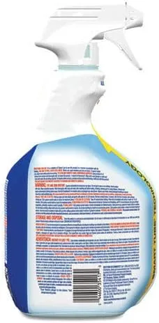 Clean-Up Disinfectant Cleaner with Bleach, 32oz Smart Tube Spray, 9/Carton 288 Ounce (Pack of 1)