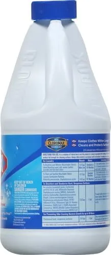 CLOROX Disinfecting Bleach, Concentrated Formula, Regular - 43 Fl oz
