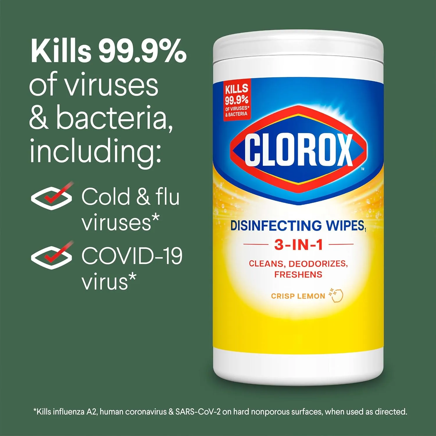 Clorox Disinfecting Wipes Value Pack, Cleaning Wipes, 75 Count Each, Pack of 3 (Package May Vary) Standard Packaging