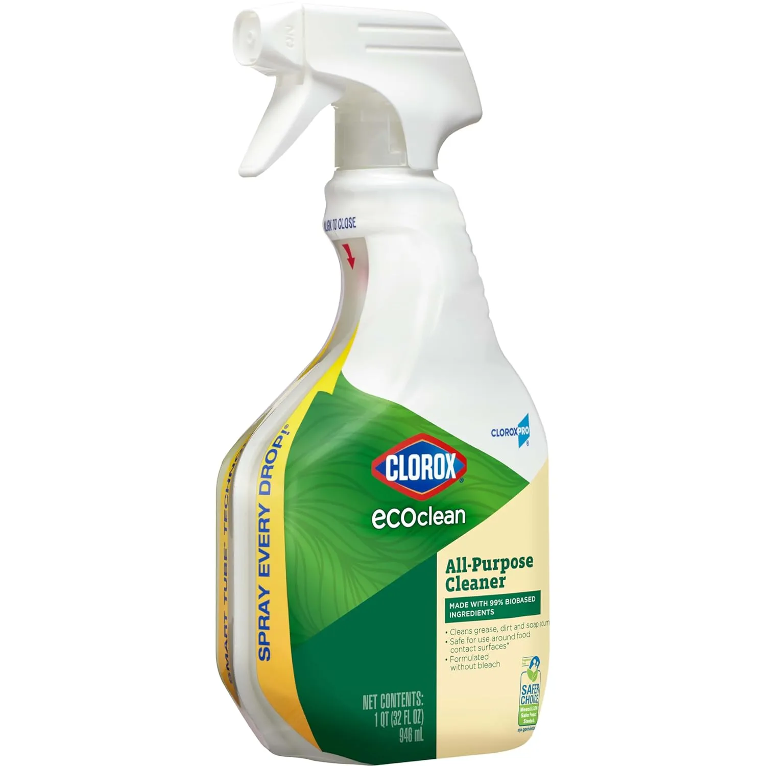 Clorox CloroxPro EcoClean All-Purpose Cleaner Spray Bottle, 32 Fluid Ounces