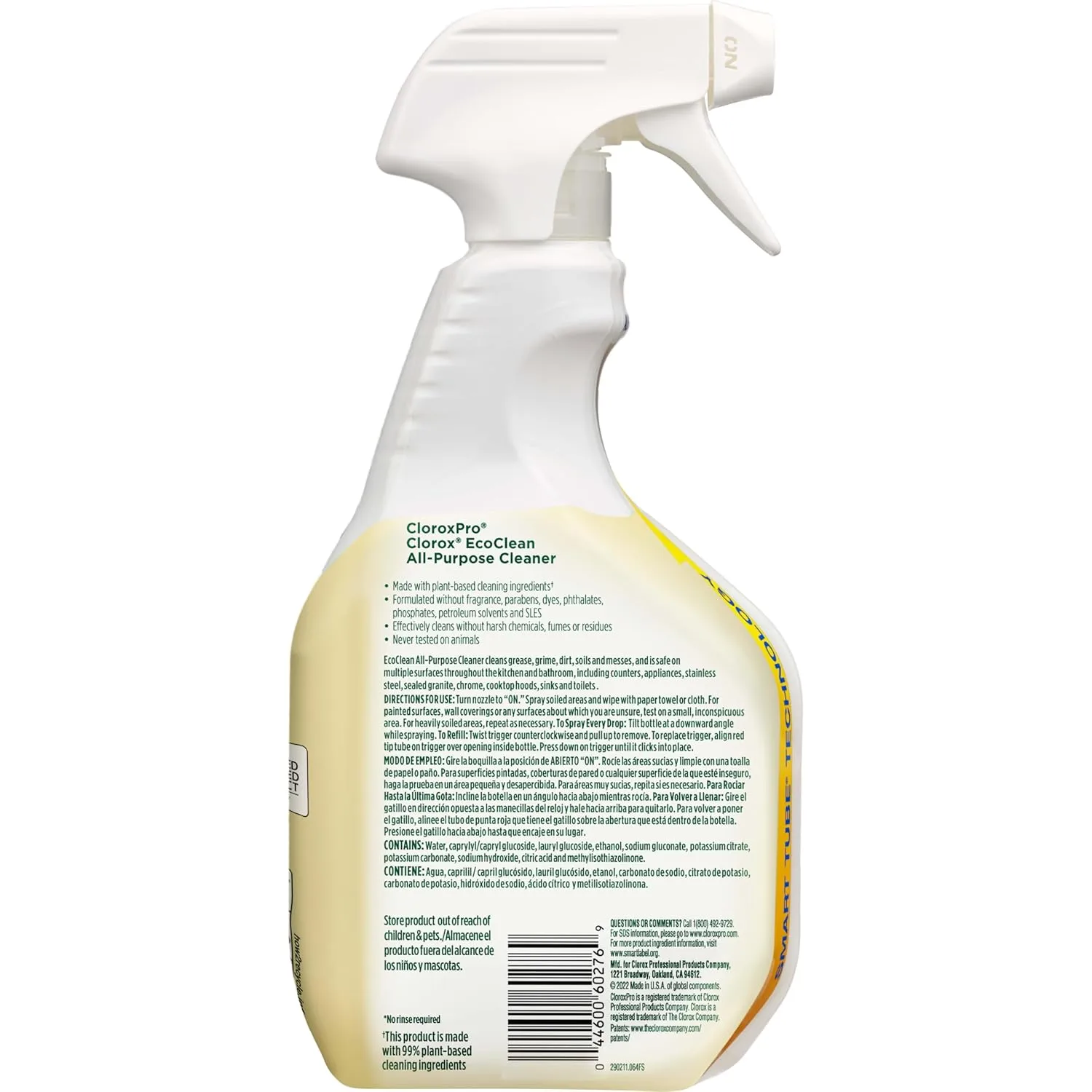 Clorox CloroxPro EcoClean All-Purpose Cleaner Spray Bottle, 32 Fluid Ounces