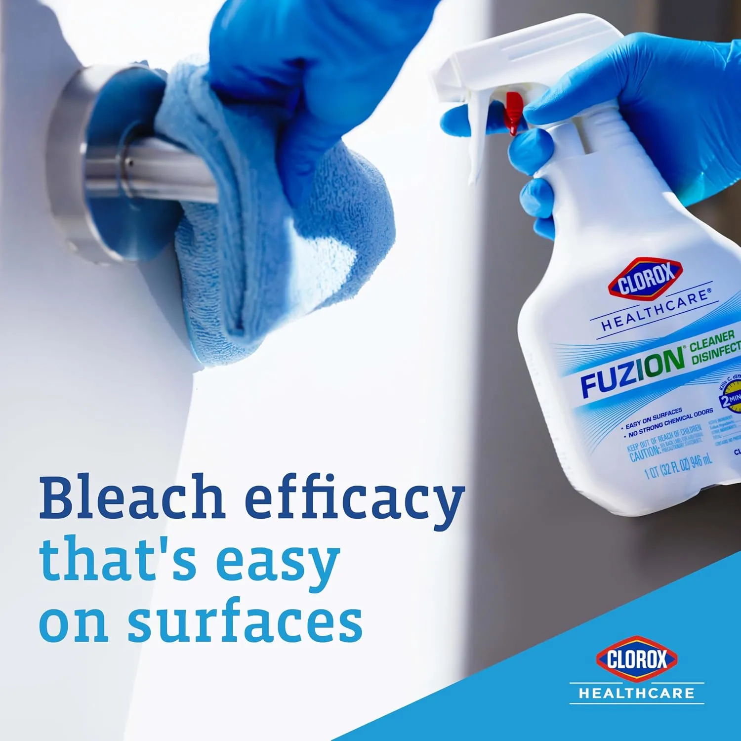 Clorox Healthcare Fuzion Cleaner Disinfectant Spray, 32 Fl Oz