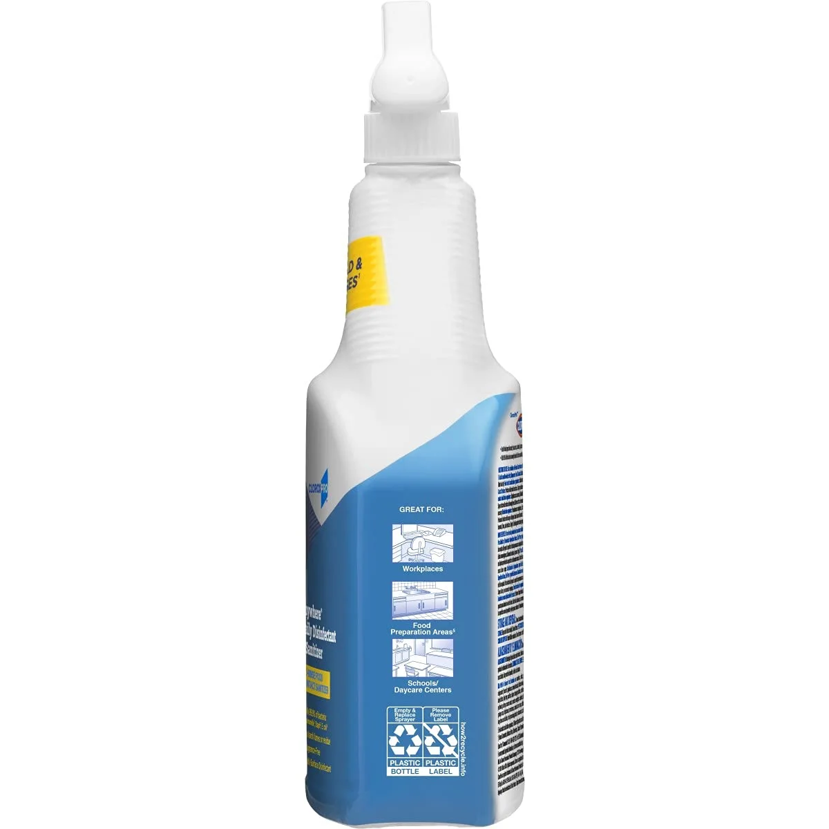 CloroxPro Anywhere Daily Disinfectant and Sanitizer, No-Rinse Food Contact Sanitizer, 32 Fluid Ounces