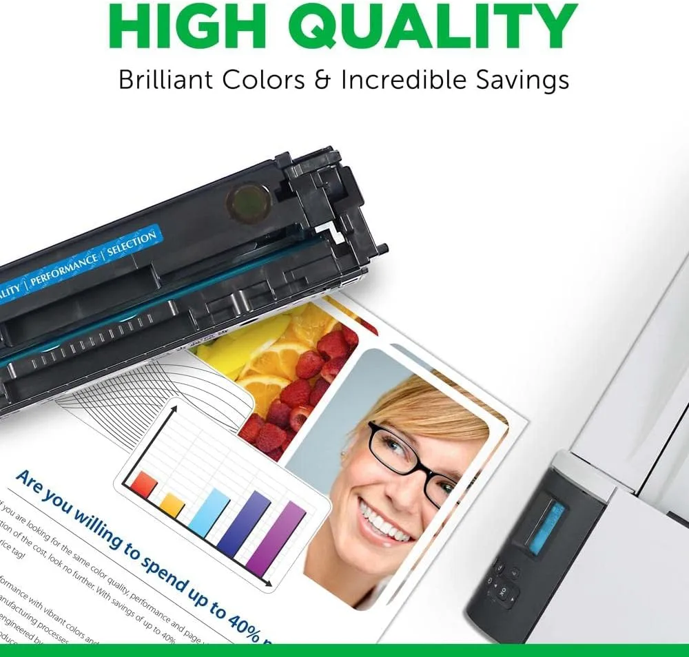 Clover Remanufactured Extended Yield Toner Cartridge Replacement for HP CF361X |Cyan
