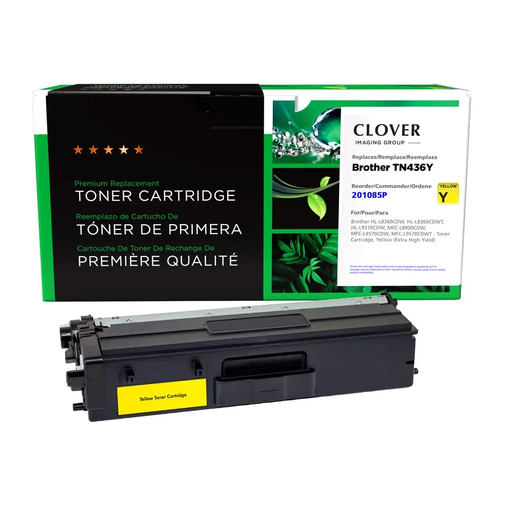 CLOVER Remanufactured Toner Cartridge Replacement for Brother TN436 Series