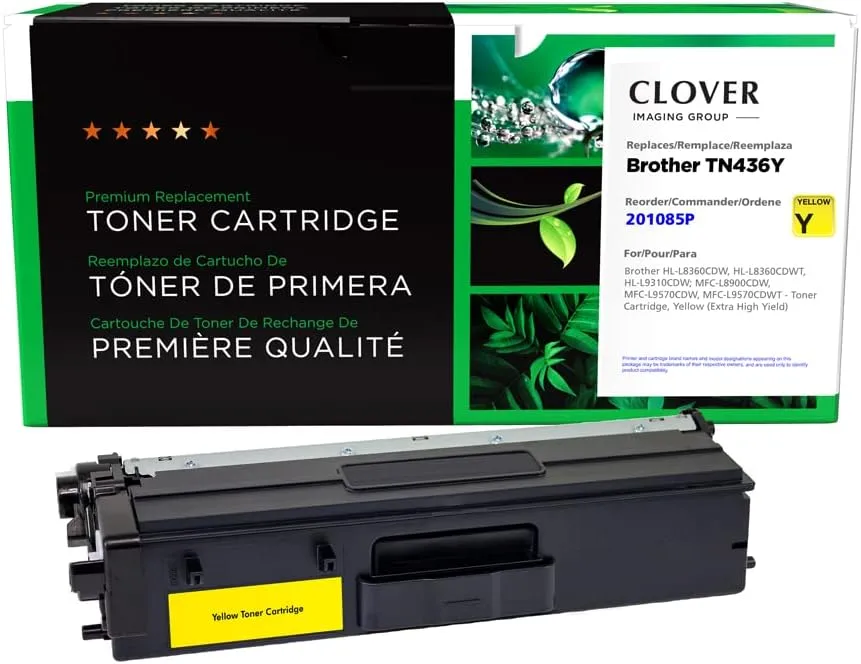 CLOVER Remanufactured Toner Cartridge Replacement for Brother TN436 Series