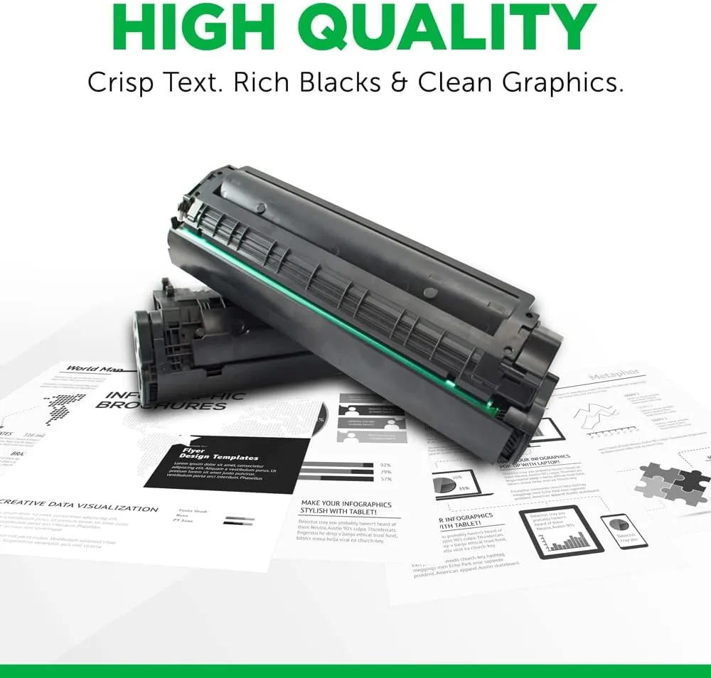 Clover Remanufactured Toner Cartridge Replacement for HP CE505A