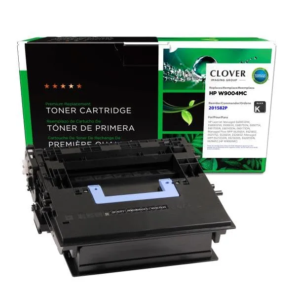 Clover Remanufactured Toner Cartridge Replacement for HP W9004MC | Black