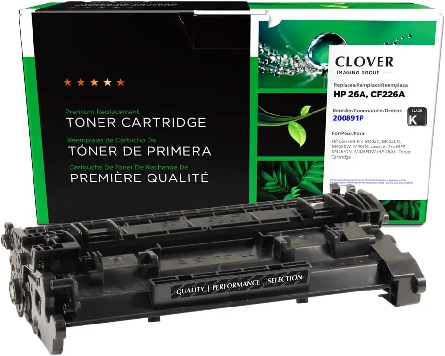 CLOVER Remanufactured Toner Cartridge for HP CF226A/CF226X (26A/26X)