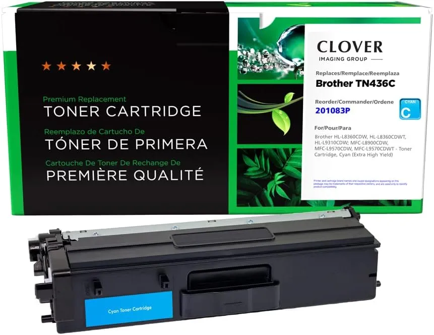 CLOVER Remanufactured Toner Cartridge Replacement for Brother TN436 Series