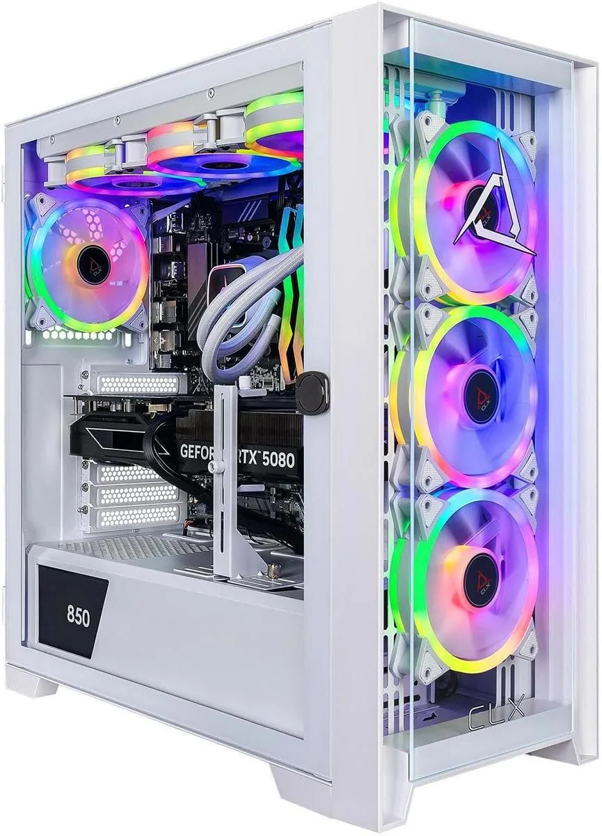 CLX Set Gaming PC - AMD Ryzen 9 9900X, 32GB DDR5, 2TB NVMe, 360mm AIO