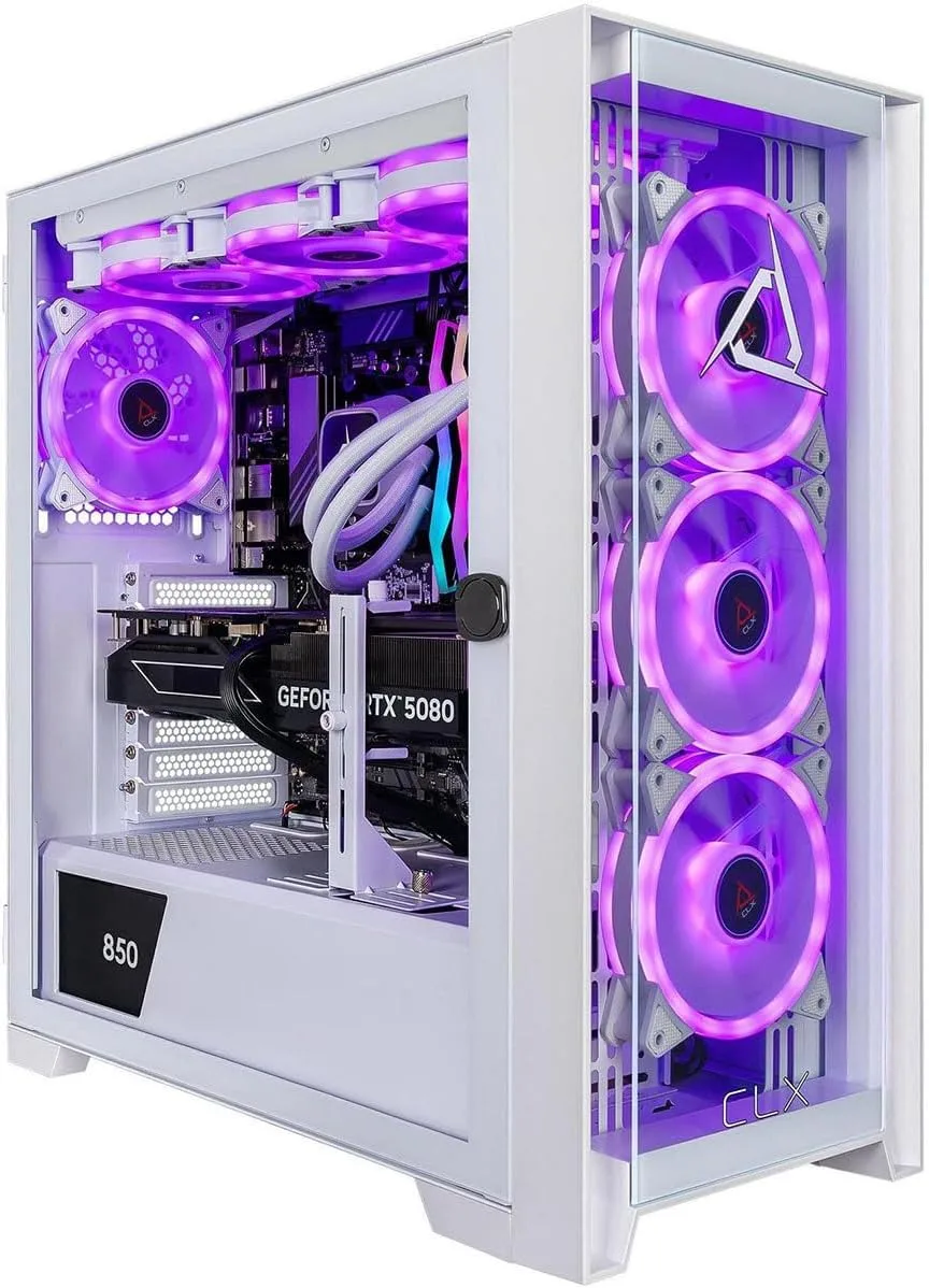 CLX Set Gaming PC - AMD Ryzen 9 9900X, 32GB DDR5, 2TB NVMe, 360mm AIO