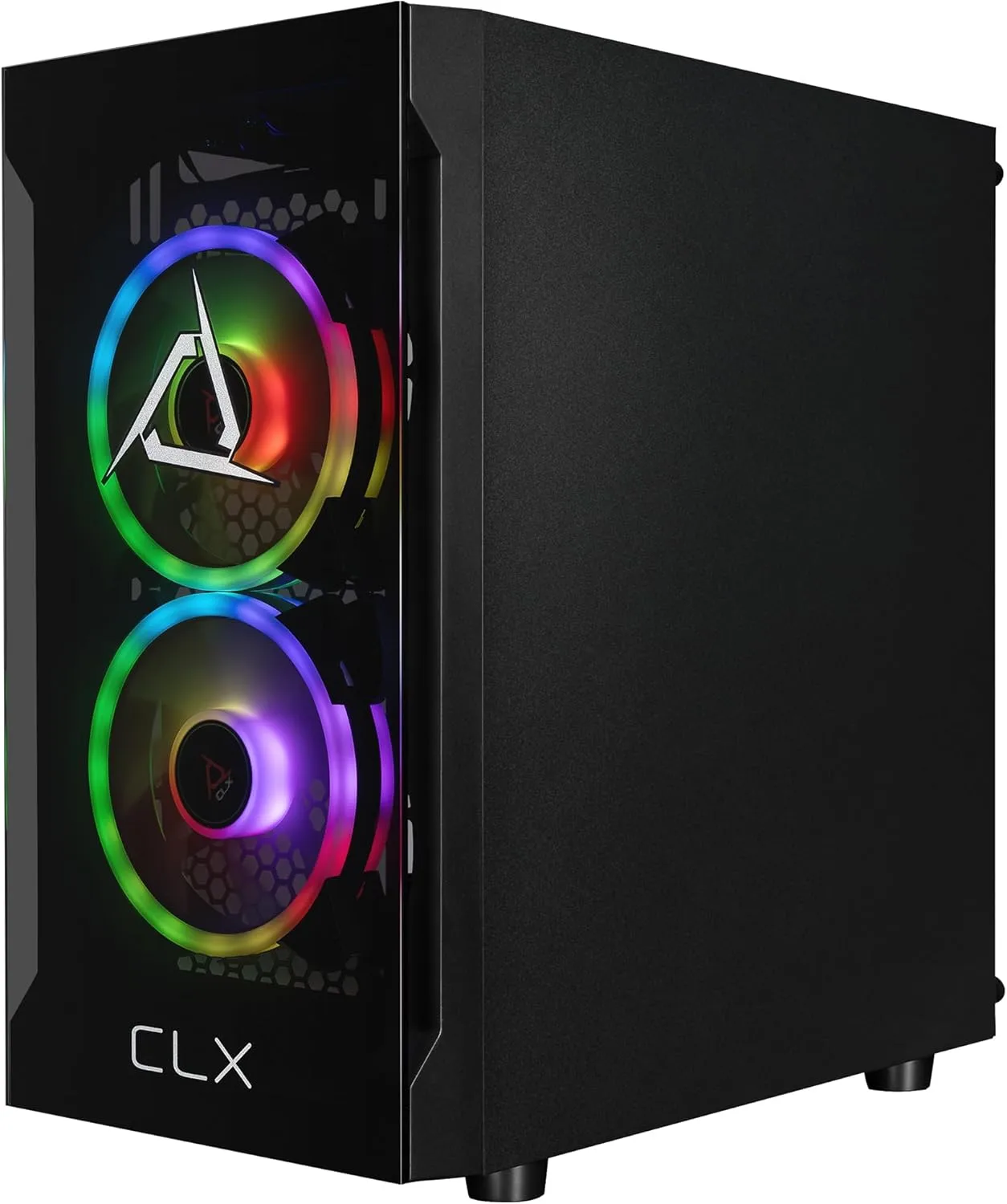 CLX Set Gaming PC - Intel Core i5 14400F 2.5GHz, GeForce RTX 5060, 2TB NVMe M.2 SSD, 32GB DDR5 RGB Memory, CPU air Cooler, WiFi, Windows 11 Home, Black 14400F | RTX 5060