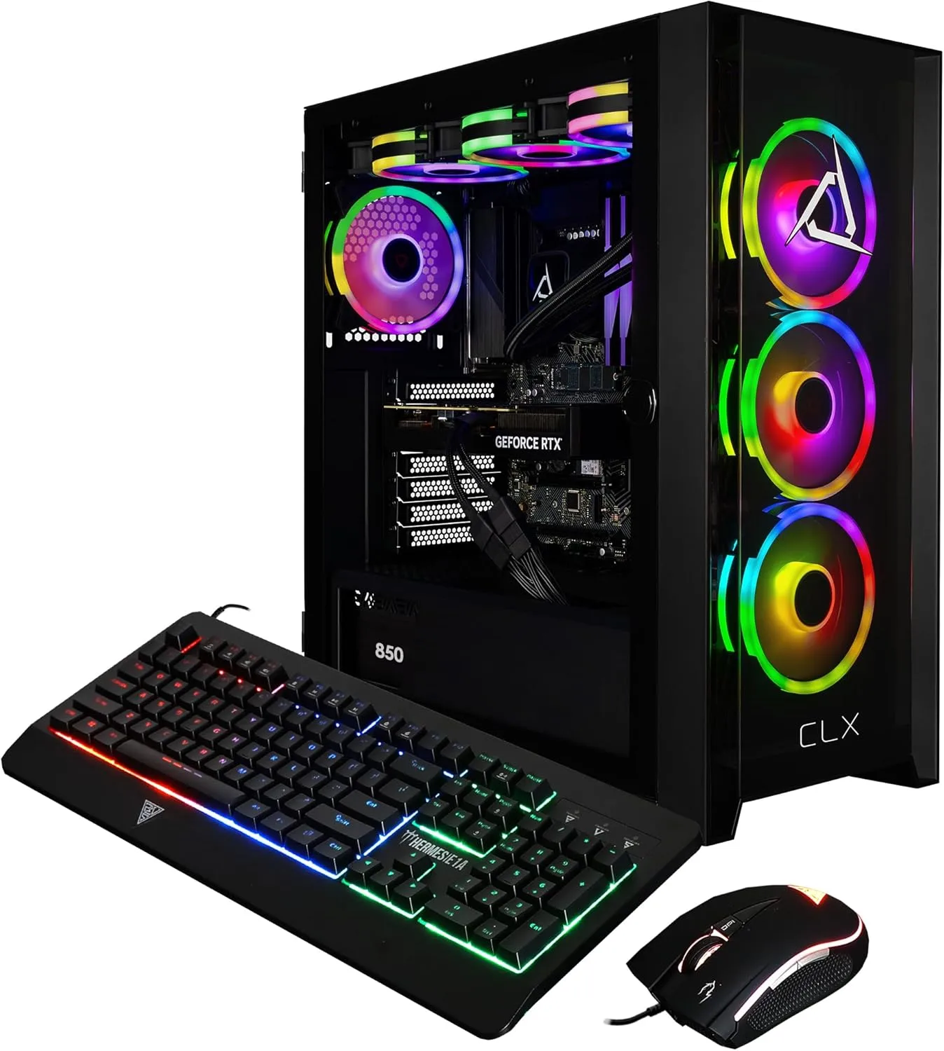 CLX Set Gaming PC - 32GB DDR5, 2TB NVMe, 360mm AIO, WiFi, Windows 11 Home