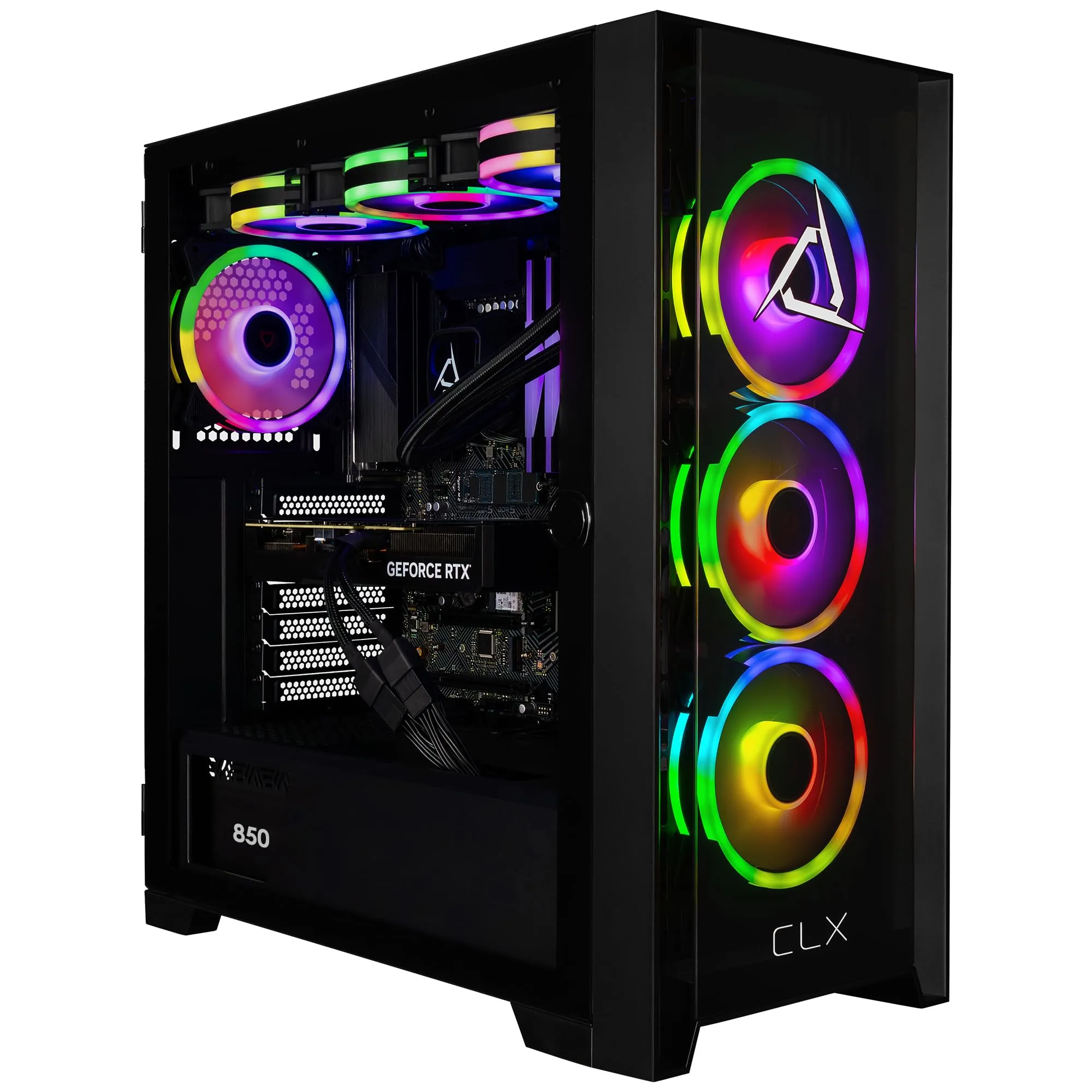 CLX Set Gaming PC - 32GB DDR5, 2TB NVMe, 360mm AIO, WiFi, Windows 11 Home