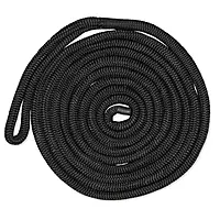 CMP Cordage 3/4 in x 40 ft Double Braid Dock Line - Black