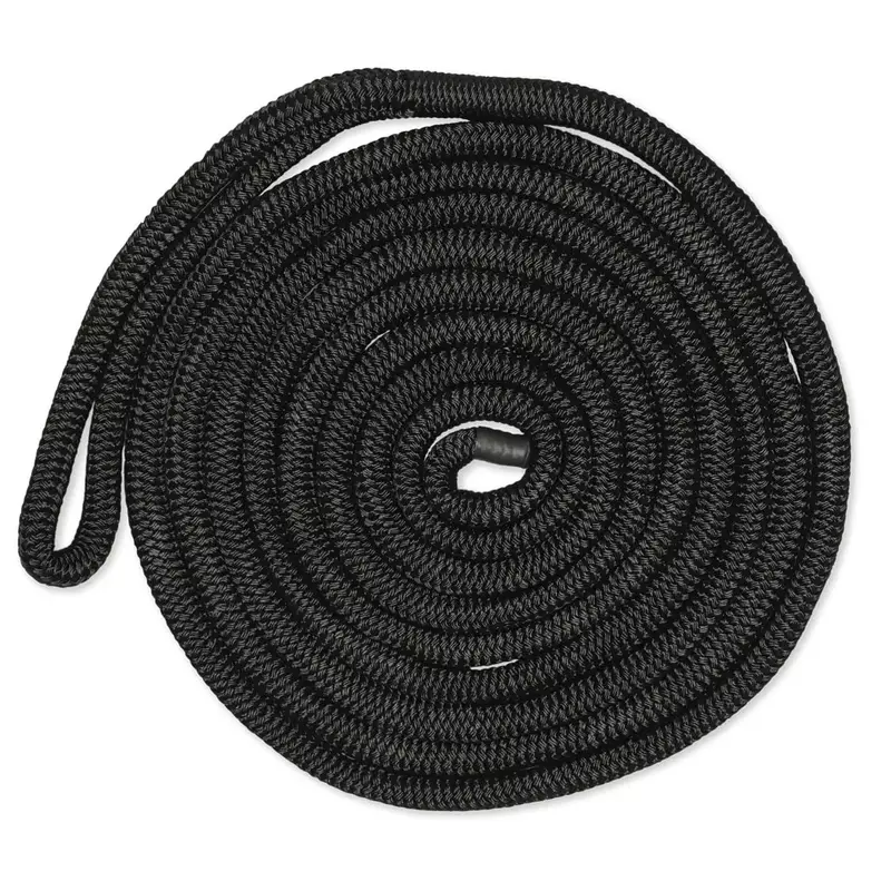 CMP Cordage 3/4 in x 40 ft Double Braid Dock Line - Black
