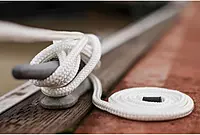 CDL1215WH, Dock Line, 1/2" Diameter - 15' Length, Double Braid, White