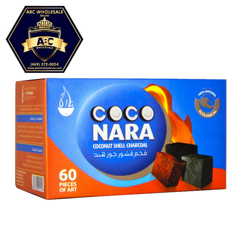 COCO NARA CHARCOAL 60CT