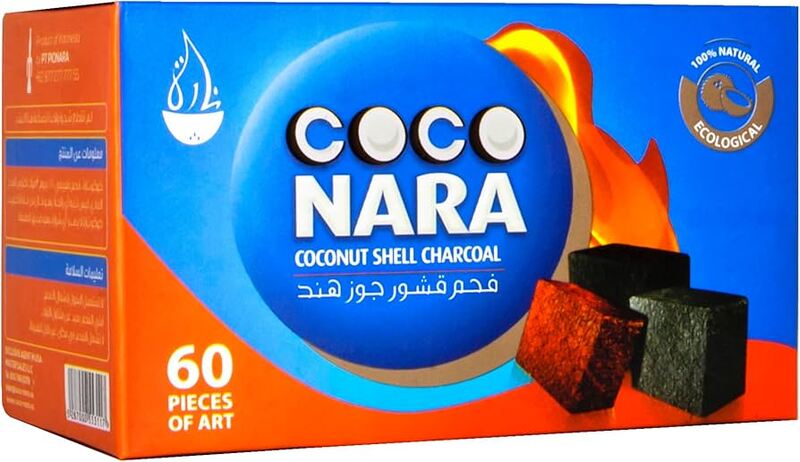 Coco Nara Hookah Charcoal Medium(60pcs) Coco Nara Hookah Charcoal Medium(60pcs)