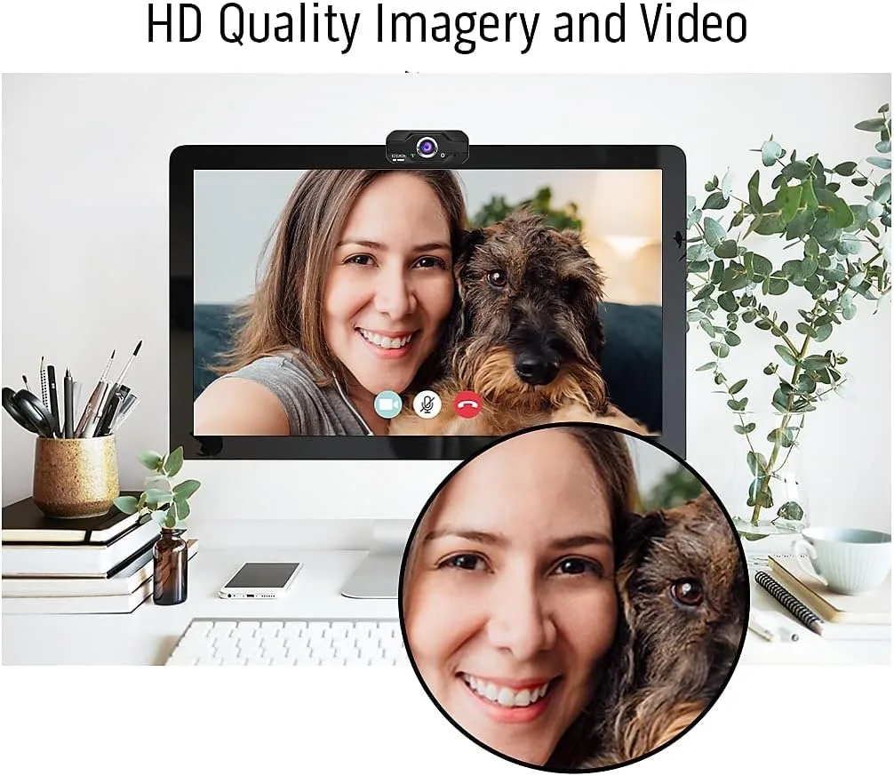 CODi Aquila HD 1080P Fixed-Focus Webcam